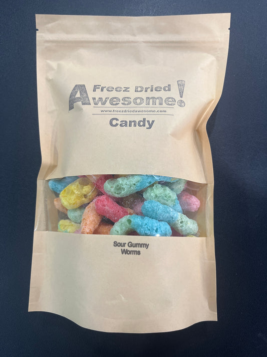 Freeze Dried Sour Crunchy Worms